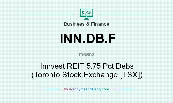 What does INN.DB.F mean? It stands for Innvest REIT 5.75 Pct Debs (Toronto Stock Exchange [TSX])