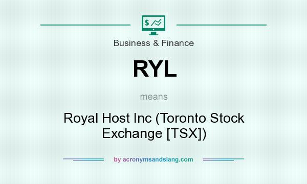 What does RYL mean? It stands for Royal Host Inc (Toronto Stock Exchange [TSX])