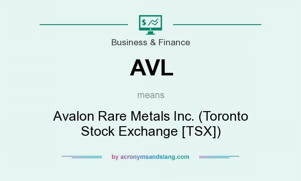 What does AVL mean? It stands for Avalon Rare Metals Inc. (Toronto Stock Exchange [TSX])