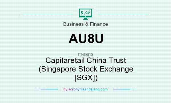 What does AU8U mean? It stands for Capitaretail China Trust (Singapore Stock Exchange [SGX])