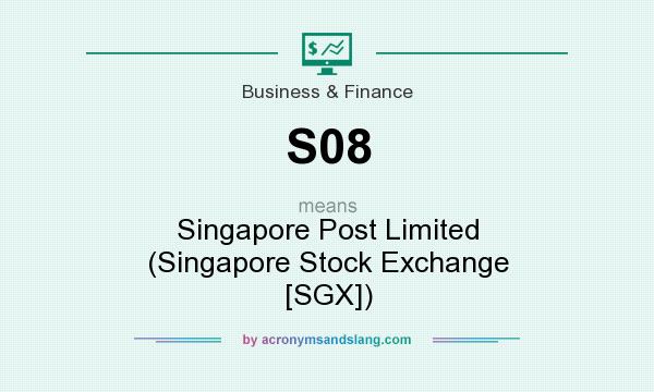 What does S08 mean? It stands for Singapore Post Limited (Singapore Stock Exchange [SGX])