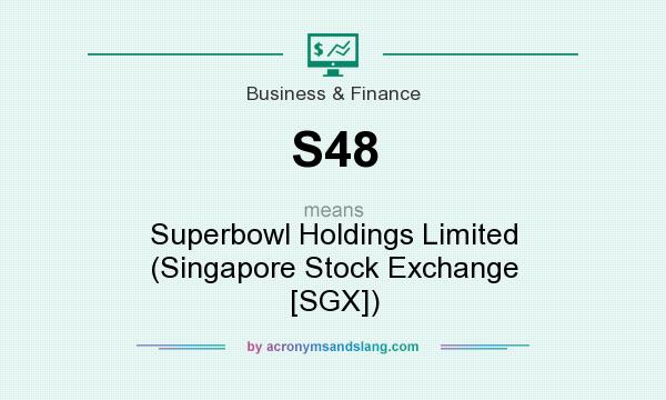What does S48 mean? It stands for Superbowl Holdings Limited (Singapore Stock Exchange [SGX])