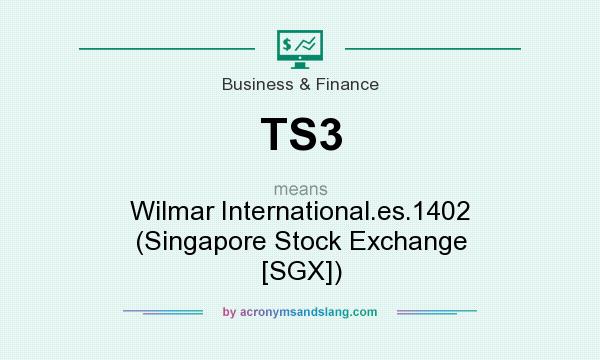What does TS3 mean? It stands for Wilmar International.es.1402 (Singapore Stock Exchange [SGX])