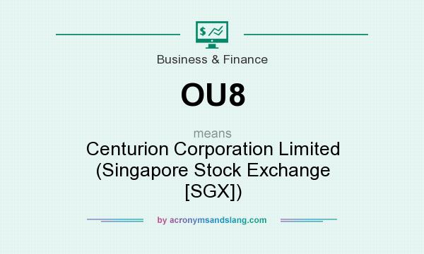 What does OU8 mean? It stands for Centurion Corporation Limited (Singapore Stock Exchange [SGX])