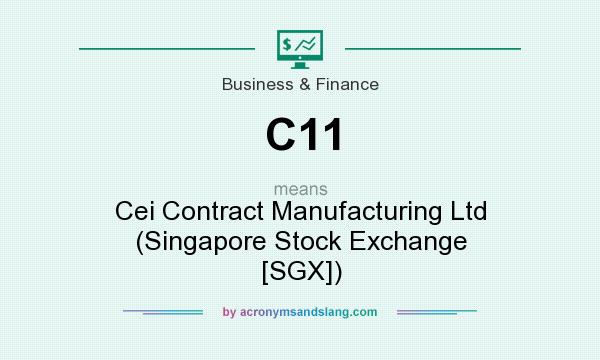 What does C11 mean? It stands for Cei Contract Manufacturing Ltd (Singapore Stock Exchange [SGX])