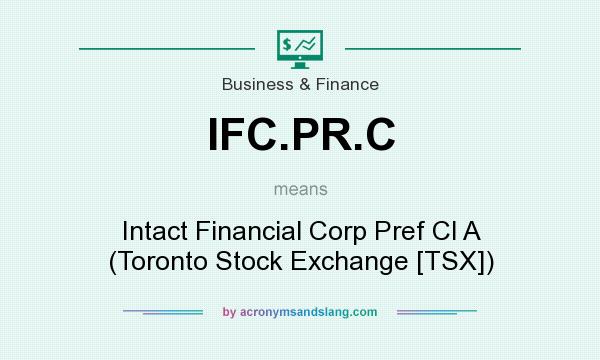 What does IFC.PR.C mean? It stands for Intact Financial Corp Pref Cl A (Toronto Stock Exchange [TSX])