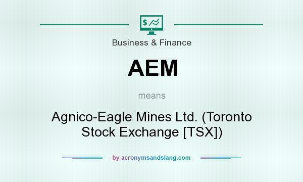 What does AEM mean? It stands for Agnico-Eagle Mines Ltd. (Toronto Stock Exchange [TSX])