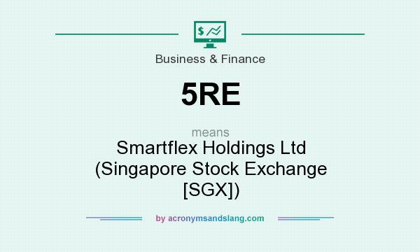 What does 5RE mean? It stands for Smartflex Holdings Ltd (Singapore Stock Exchange [SGX])