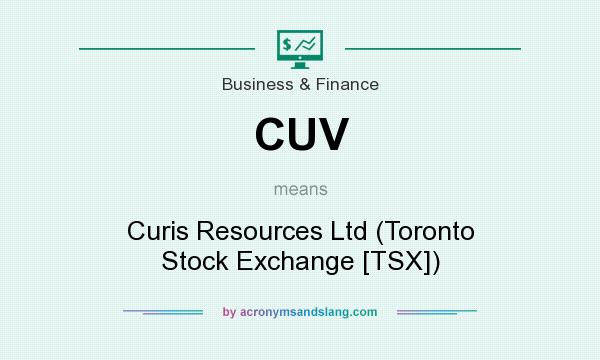 What does CUV mean? It stands for Curis Resources Ltd (Toronto Stock Exchange [TSX])