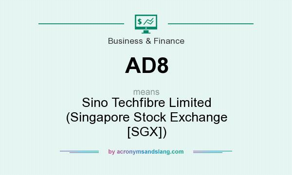 What does AD8 mean? It stands for Sino Techfibre Limited (Singapore Stock Exchange [SGX])