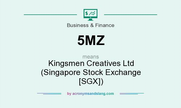 What does 5MZ mean? It stands for Kingsmen Creatives Ltd (Singapore Stock Exchange [SGX])