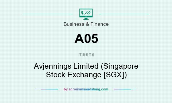 What does A05 mean? It stands for Avjennings Limited (Singapore Stock Exchange [SGX])