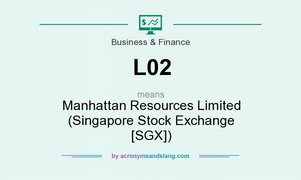 What does L02 mean? It stands for Manhattan Resources Limited (Singapore Stock Exchange [SGX])