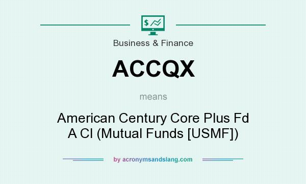 What does ACCQX mean? It stands for American Century Core Plus Fd A Cl (Mutual Funds [USMF])
