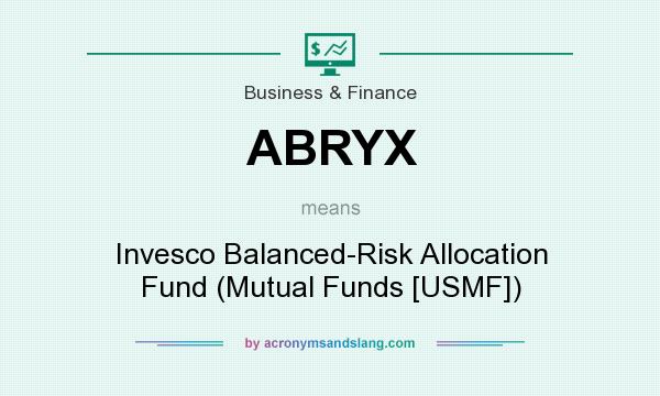 What does ABRYX mean? It stands for Invesco Balanced-Risk Allocation Fund (Mutual Funds [USMF])