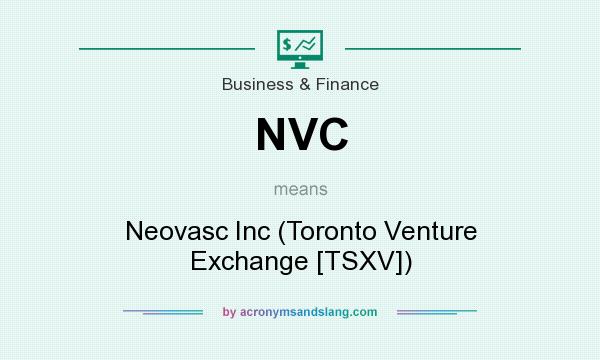 What does NVC mean? It stands for Neovasc Inc (Toronto Venture Exchange [TSXV])