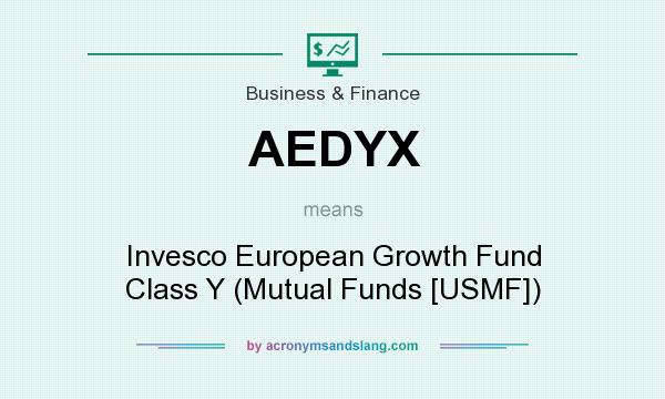 What does AEDYX mean? It stands for Invesco European Growth Fund Class Y (Mutual Funds [USMF])