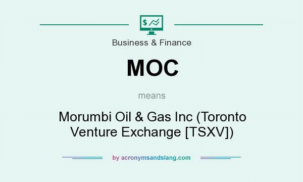 What does MOC mean? It stands for Morumbi Oil & Gas Inc (Toronto Venture Exchange [TSXV])