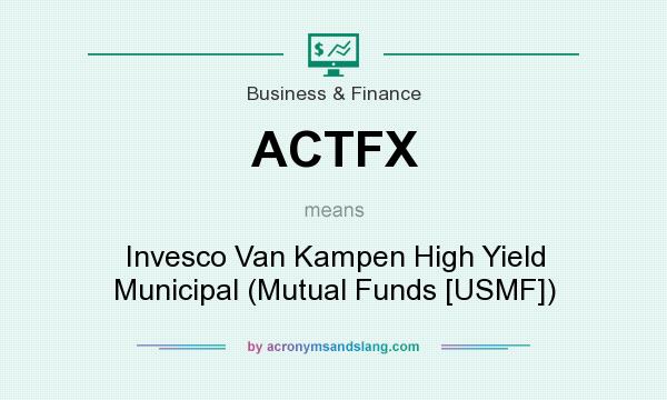 What does ACTFX mean? It stands for Invesco Van Kampen High Yield Municipal (Mutual Funds [USMF])