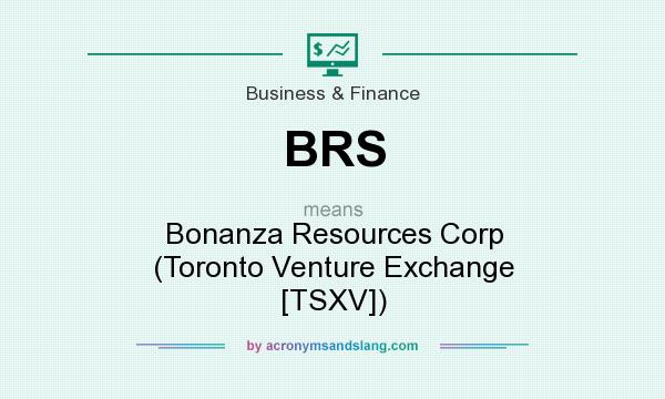What does BRS mean? It stands for Bonanza Resources Corp (Toronto Venture Exchange [TSXV])