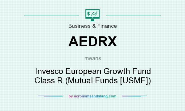 What does AEDRX mean? It stands for Invesco European Growth Fund Class R (Mutual Funds [USMF])