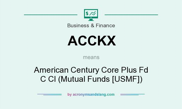 What does ACCKX mean? It stands for American Century Core Plus Fd C Cl (Mutual Funds [USMF])