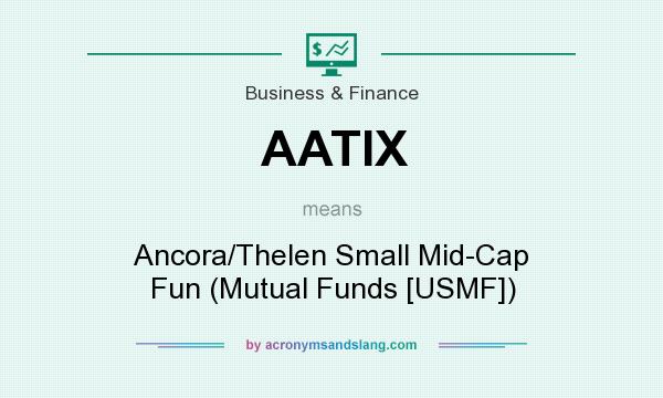 What does AATIX mean? It stands for Ancora/Thelen Small Mid-Cap Fun (Mutual Funds [USMF])
