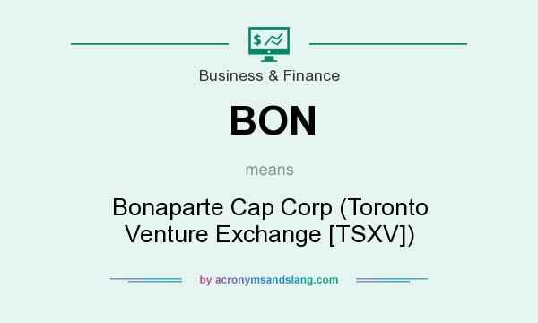 What does BON mean? It stands for Bonaparte Cap Corp (Toronto Venture Exchange [TSXV])