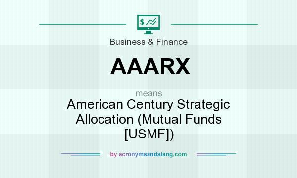 What does AAARX mean? It stands for American Century Strategic Allocation (Mutual Funds [USMF])