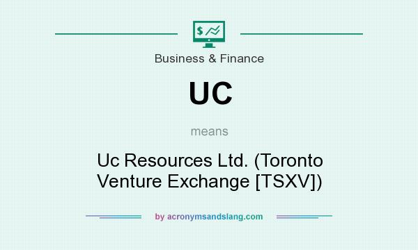 What does UC mean? It stands for Uc Resources Ltd. (Toronto Venture Exchange [TSXV])
