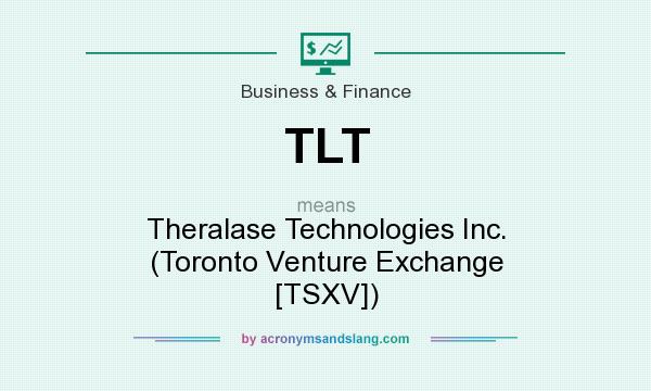 What does TLT mean? It stands for Theralase Technologies Inc. (Toronto Venture Exchange [TSXV])