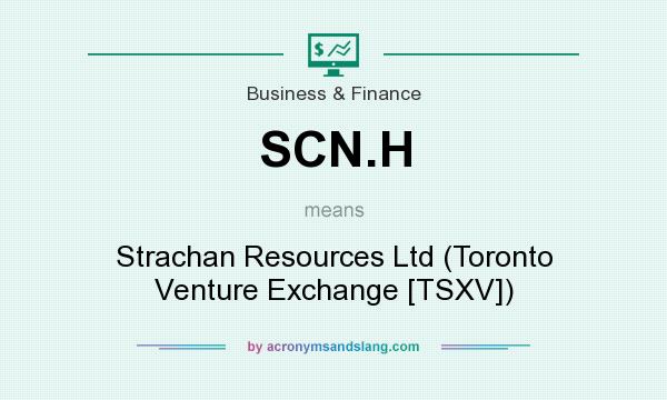 What does SCN.H mean? It stands for Strachan Resources Ltd (Toronto Venture Exchange [TSXV])
