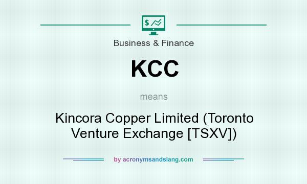 What does KCC mean? It stands for Kincora Copper Limited (Toronto Venture Exchange [TSXV])
