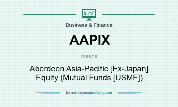 What does AAPIX mean? It stands for Aberdeen Asia-Pacific [Ex-Japan] Equity (Mutual Funds [USMF])