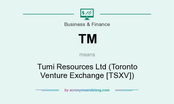 What does TM mean? It stands for Tumi Resources Ltd (Toronto Venture Exchange [TSXV])