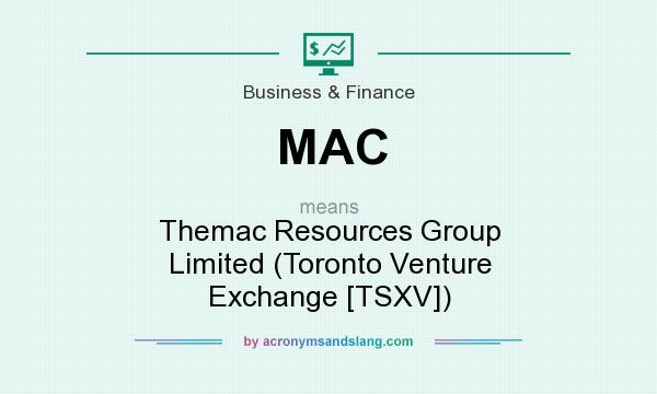 What does MAC mean? It stands for Themac Resources Group Limited (Toronto Venture Exchange [TSXV])