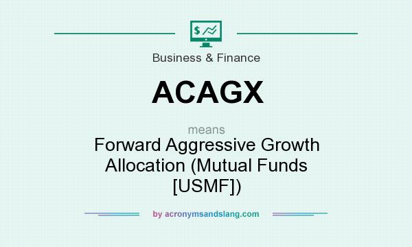 What does ACAGX mean? It stands for Forward Aggressive Growth Allocation (Mutual Funds [USMF])