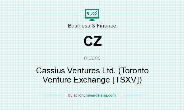 What does CZ mean? It stands for Cassius Ventures Ltd. (Toronto Venture Exchange [TSXV])