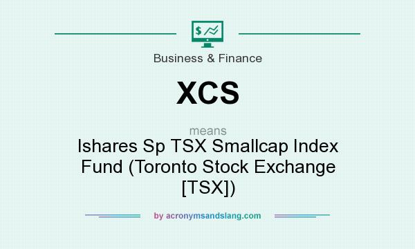 What does XCS mean? It stands for Ishares Sp TSX Smallcap Index Fund (Toronto Stock Exchange [TSX])