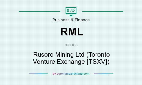 What does RML mean? It stands for Rusoro Mining Ltd (Toronto Venture Exchange [TSXV])