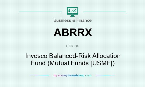 What does ABRRX mean? It stands for Invesco Balanced-Risk Allocation Fund (Mutual Funds [USMF])