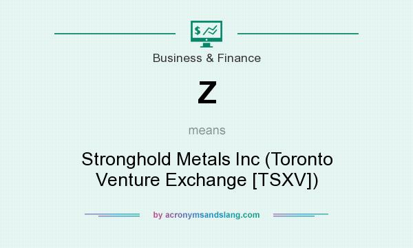 What does Z mean? It stands for Stronghold Metals Inc (Toronto Venture Exchange [TSXV])