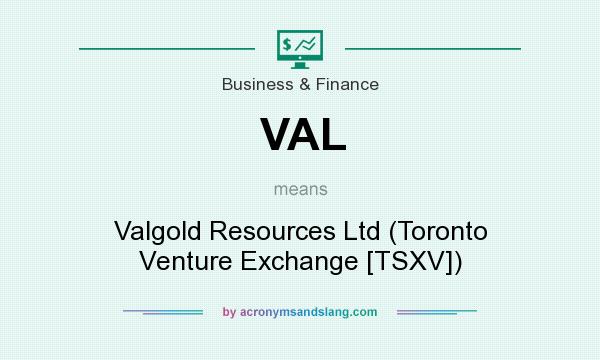 What does VAL mean? It stands for Valgold Resources Ltd (Toronto Venture Exchange [TSXV])