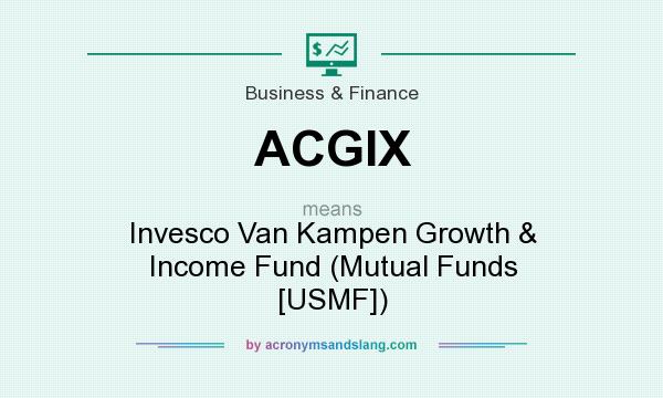 What does ACGIX mean? It stands for Invesco Van Kampen Growth & Income Fund (Mutual Funds [USMF])