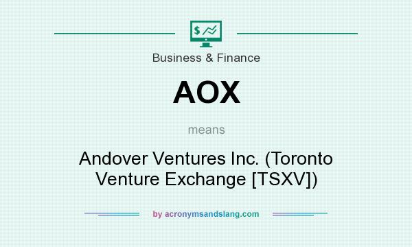 What does AOX mean? It stands for Andover Ventures Inc. (Toronto Venture Exchange [TSXV])