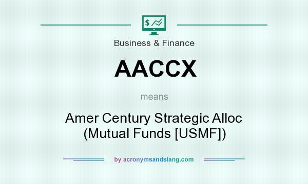 What does AACCX mean? It stands for Amer Century Strategic Alloc (Mutual Funds [USMF])