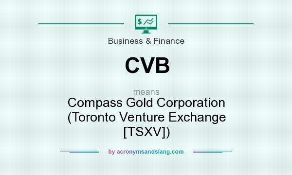 What does CVB mean? It stands for Compass Gold Corporation (Toronto Venture Exchange [TSXV])