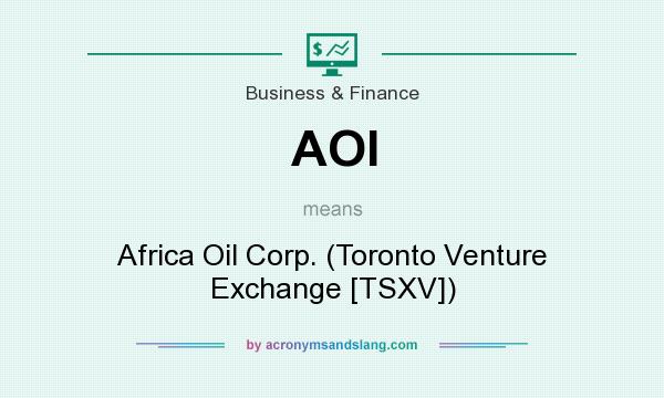 What does AOI mean? It stands for Africa Oil Corp. (Toronto Venture Exchange [TSXV])