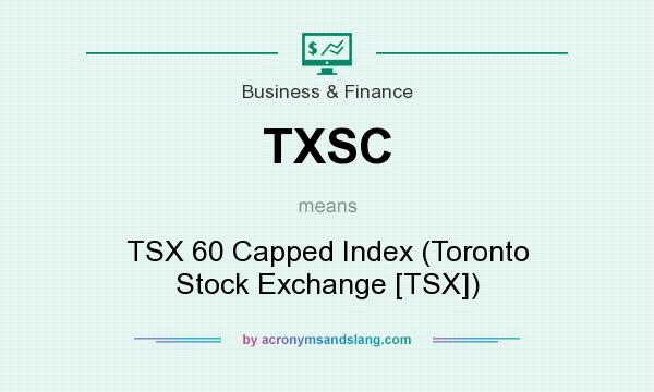 What does TXSC mean? It stands for TSX 60 Capped Index (Toronto Stock Exchange [TSX])