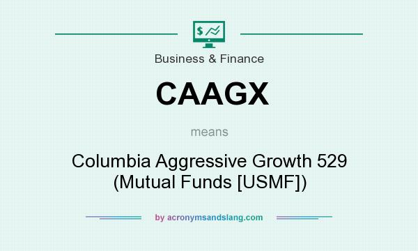What does CAAGX mean? It stands for Columbia Aggressive Growth 529 (Mutual Funds [USMF])